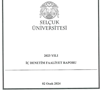İç Denetimi Birimi Başkanlığı'nın 2023 Yılı Faaliyet Raporu yayımlandı.